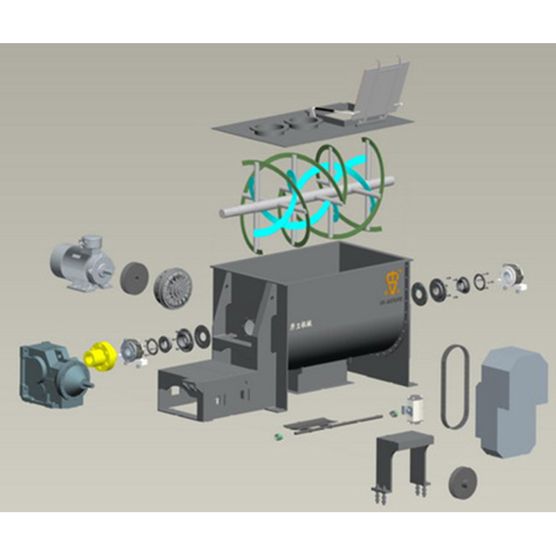 WDDH Horizontal Ribbon Mixer